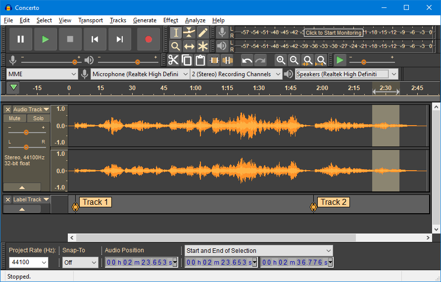 Audio recording software free mac