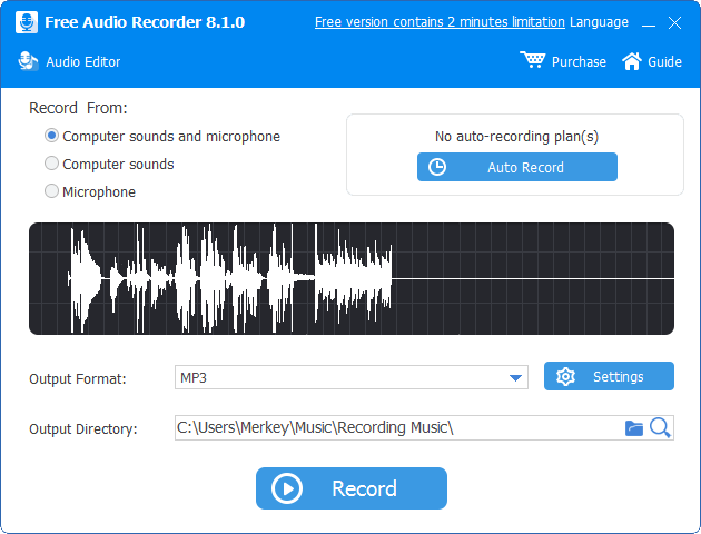 Audio Recorder Software Free Mac